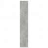 Regał, szarość betonu, 100x33x187,5 cm, materiał drewnopochodny