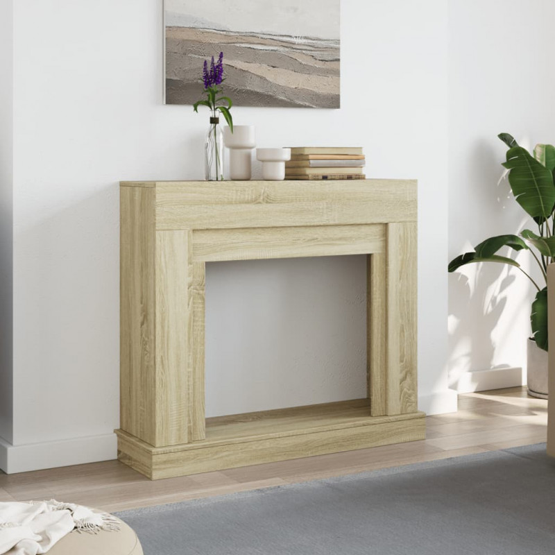 Obudowa kominka, dąb sonoma, 100x30x87,5 cm