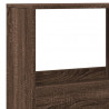 Regał, brązowy dąb, 100x33x155,5 cm, materiał drewnopochodny