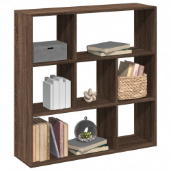 Regał przegroda, brązowy dąb, 102x29x103,5 cm