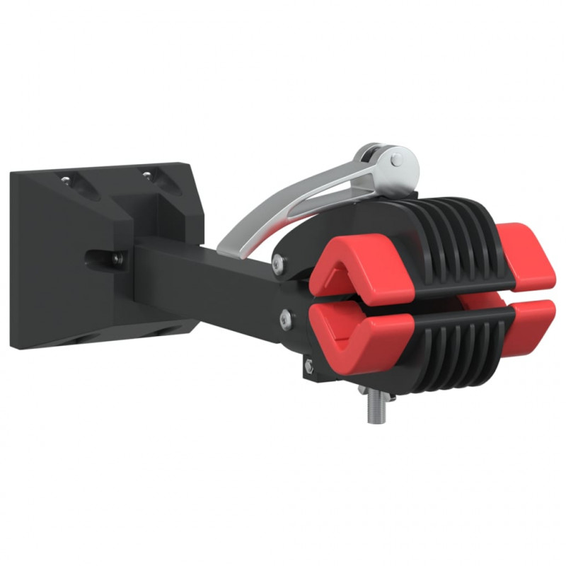 Ścienny uchwyt do naprawy rowerów, składany, regulowany, stal