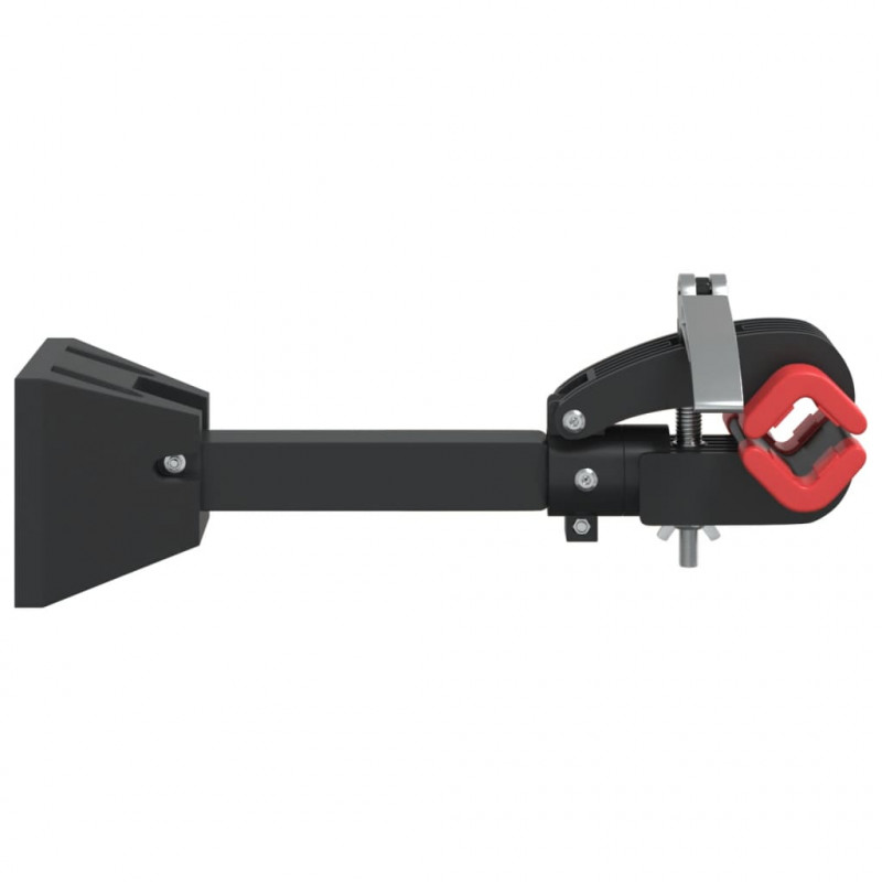 Ścienny uchwyt do naprawy rowerów, składany, regulowany, stal