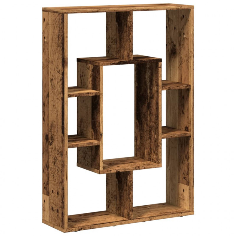 Regał, stare drewno, 63x20x90 cm, materiał drewnopochodny