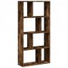 Regał na książki, przydymiony dąb, 60x20x120 cm