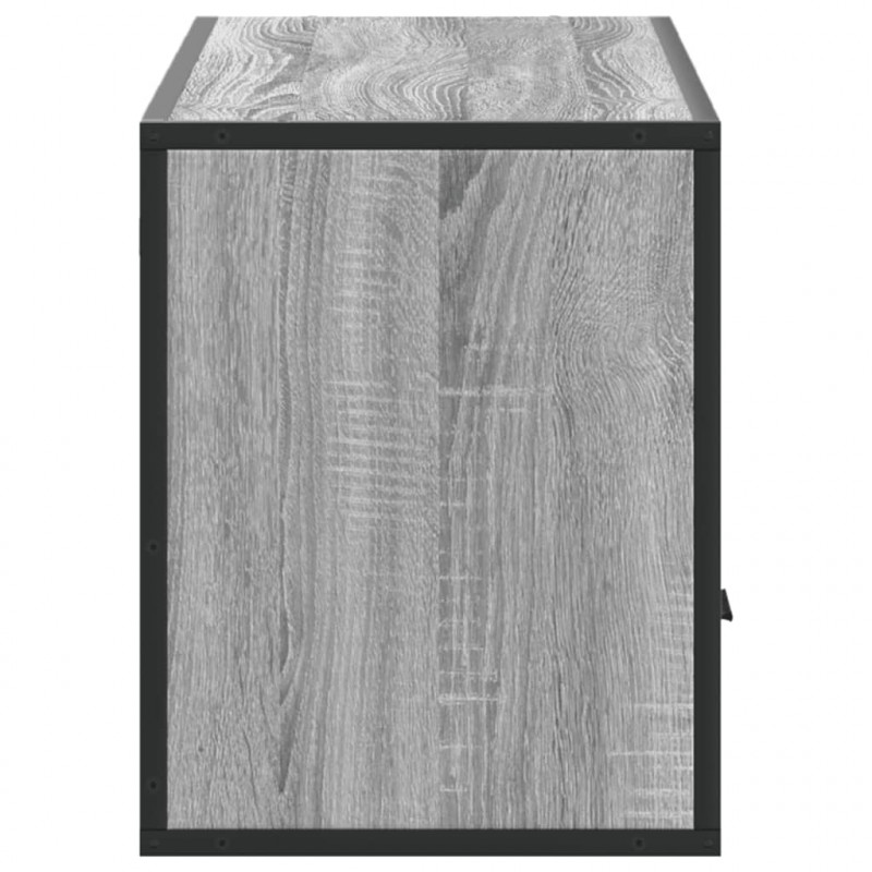 Szafka pod telewizor, szary dąb sonoma, 100x31x39,5 cm