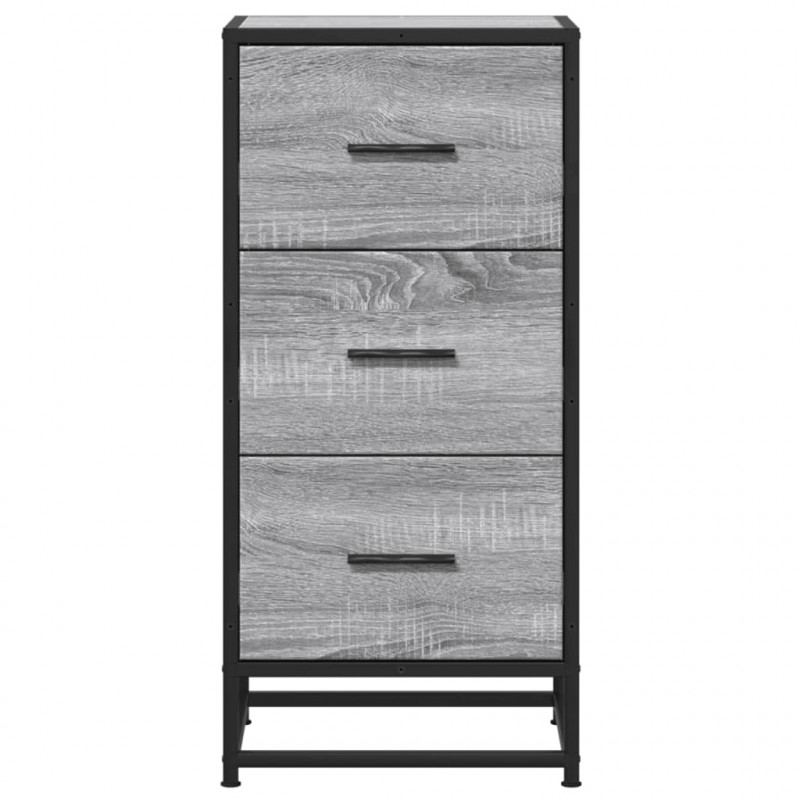 Szafka, szary dąb sonoma, 35,5x35x76 cm materiał drewnopochodny