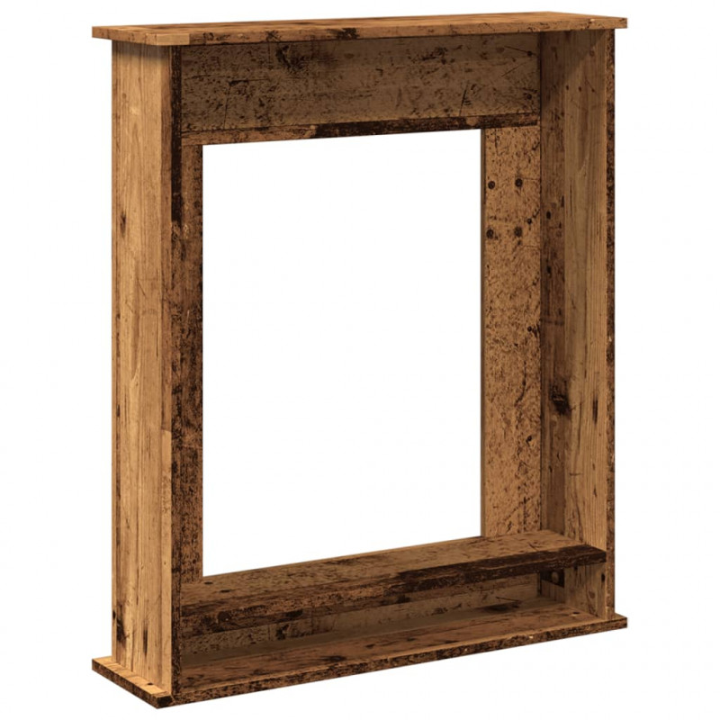 Obudowa kominka, stare drewno, 75x20x87,5 cm