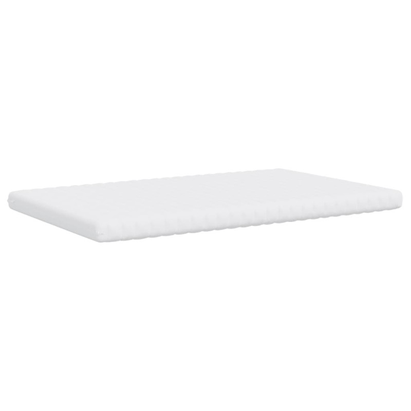 Materac piankowy, biały 140x190 cm, 7-strefowy, twardość 20 ILD
