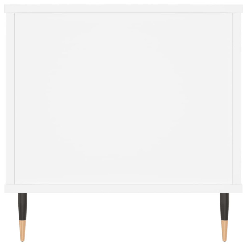 Stolik kawowy, biały 90x44,5x45 cm, materiał drewnopochodny
