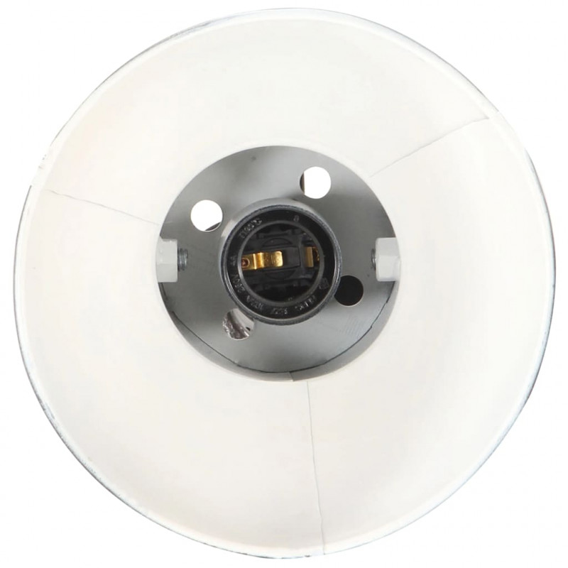 Lampa podłogowa z 2 kloszami, czarna, E27, żeliwo