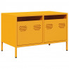 Szafka RTV, musztardowa, 68x39x43,5 cm, stal walcowana na zimno