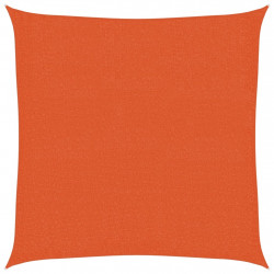 Żagiel przeciwsłoneczny, 160 g/m², pomarańcz, 2,5x2,5 m, HDPE