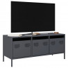 Szafka RTV, antracyt, 101,5x39x43,5 cm, stal walcowana na zimno