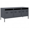Szafka RTV, antracyt, 101,5x39x43,5 cm, stal walcowana na zimno