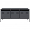 Szafka RTV, antracyt, 101,5x39x43,5 cm, stal walcowana na zimno
