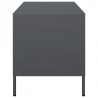 Szafka RTV, antracyt, 101,5x39x43,5 cm, stal walcowana na zimno