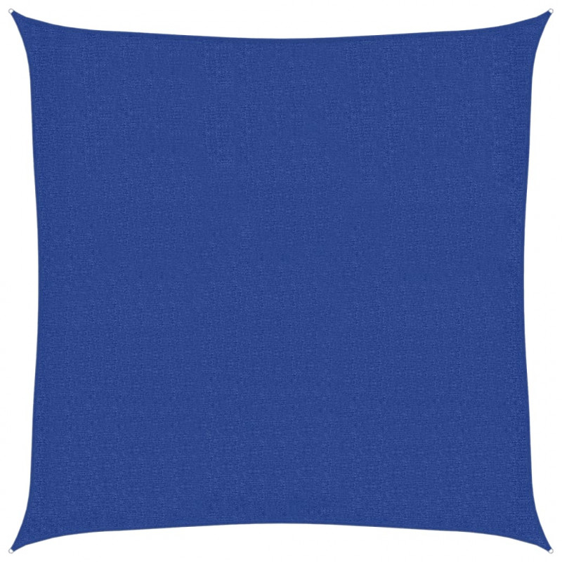 Żagiel przeciwsłoneczny, 160 g/m², niebieski, 2x2 m, HDPE
