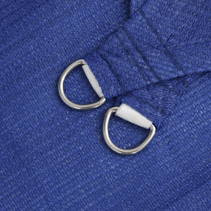 Żagiel przeciwsłoneczny, 160 g/m², niebieski, 2x2 m, HDPE