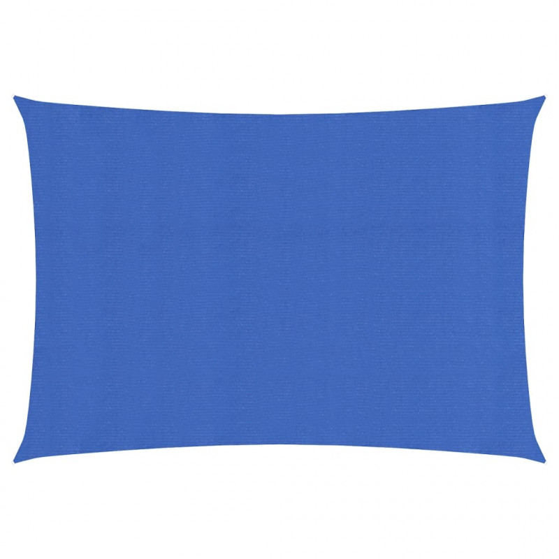 Żagiel przeciwsłoneczny, 160 g/m², niebieski, 2x3,5 m, HDPE