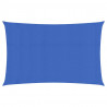 Żagiel przeciwsłoneczny, 160 g/m², niebieski, 3x6 m, HDPE