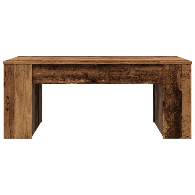 Stolik kawowy, stare drewno, 102x55x42 cm