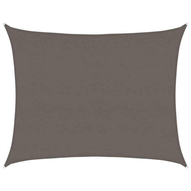 Żagiel przeciwsłoneczny, 160 g/m², antracytowy, 6x7 m, HDPE