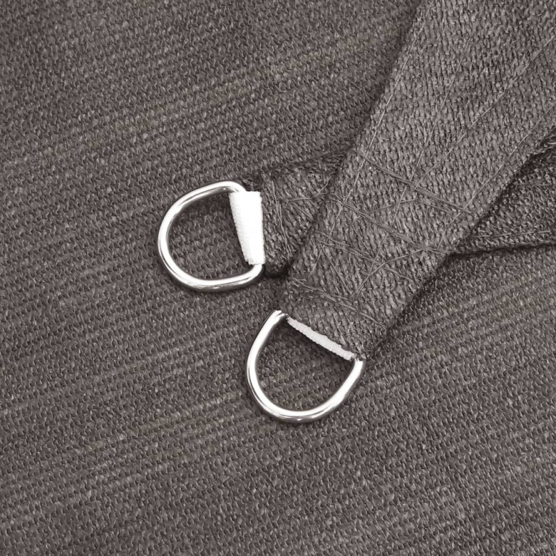 Żagiel przeciwsłoneczny, 160 g/m², antracytowy, 6x7 m, HDPE