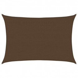 Żagiel przeciwsłoneczny, 160 g/m², brązowy, 4x6 m, HDPE