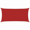 Żagiel przeciwsłoneczny, 160 g/m², czerwony, 2x3,5 m, HDPE