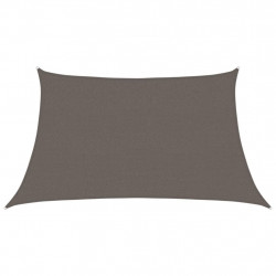 Żagiel przeciwsłoneczny, 160 g/m², antracytowy, 3/4x2 m, HDPE