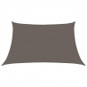 Żagiel przeciwsłoneczny, 160 g/m², antracytowy, 3/4x2 m, HDPE
