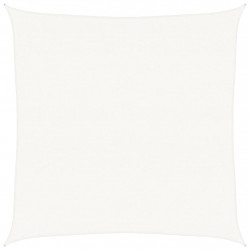 Żagiel przeciwsłoneczny, 160 g/m², biały, 6x6 m, HDPE