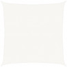 Żagiel przeciwsłoneczny, 160 g/m², biały, 6x6 m, HDPE