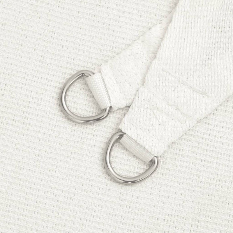 Żagiel przeciwsłoneczny, 160 g/m², biały, 6x6 m, HDPE