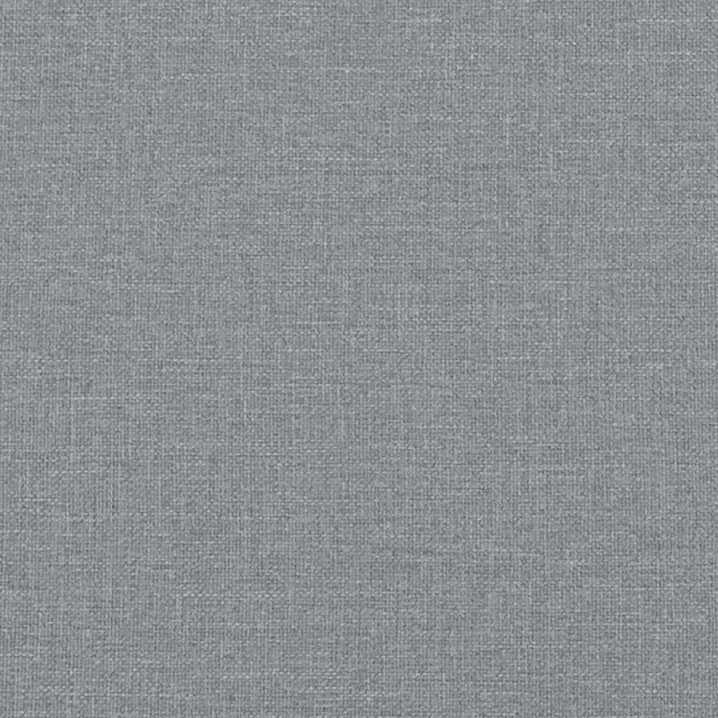 2-osobowa sofa z poduszkami, jasnoszara, 120 cm, tkanina