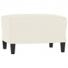 Sofa 3-osobowa, kremowa, 180 cm, tapicerowana aksamit