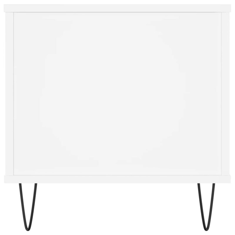 Stolik kawowy, biały 90x44,5x45 cm, materiał drewnopochodny