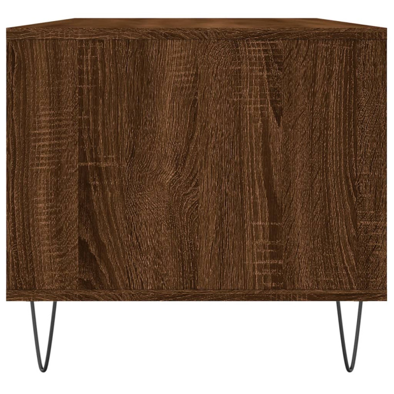 Stolik kawowy, brązowy dąb 90x49x45 cm, materiał drewnopochodny