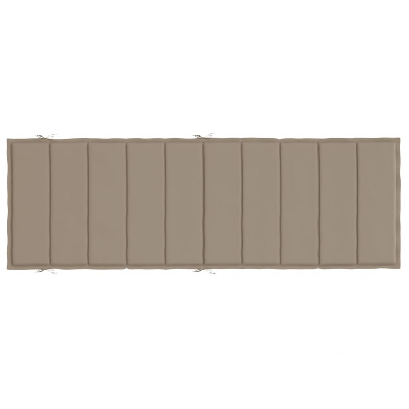 Poduszka na leżak, taupe, 186x58x3 cm, tkanina Oxford