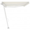 Wolnostojąca, ręcznie zwijana markiza, 600x300 cm, kremowa