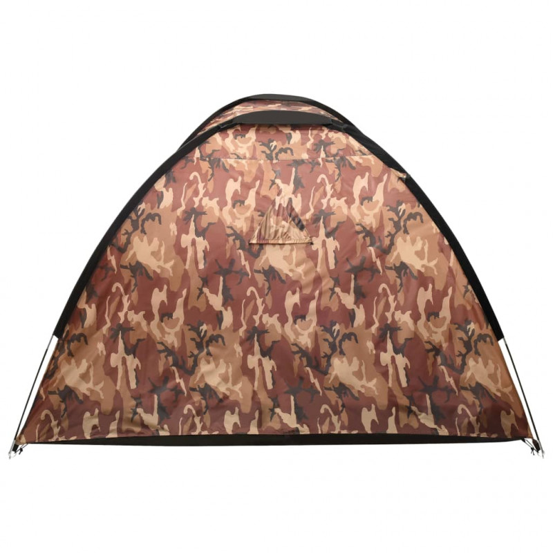 Namiot turystyczny typu igloo, 650x240x190 cm, 8-os., moro