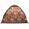 Namiot turystyczny typu igloo, 650x240x190 cm, 8-os., moro