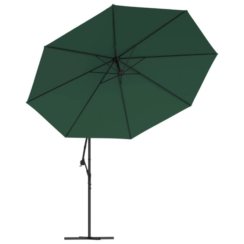 Parasol na wysięgniku 3,5 m, zielony