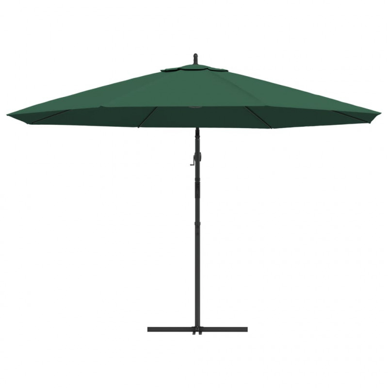 Parasol na wysięgniku 3,5 m, zielony