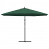 Parasol na wysięgniku 3,5 m, zielony
