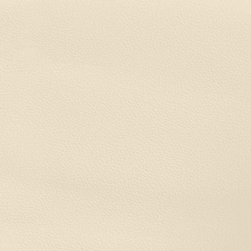 Materac kieszeniowy, kremowy, 120x200x20 cm, sztuczna skóra