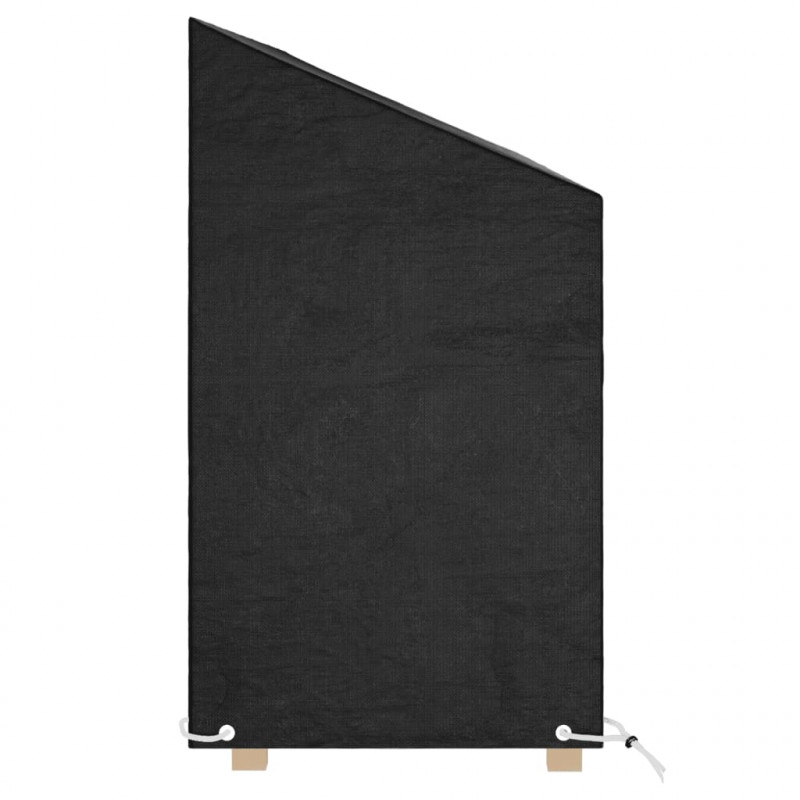 Pokrowce na ławki ogrodowe, 2 szt, 12 oczek, 210x70x70/88cm, PE