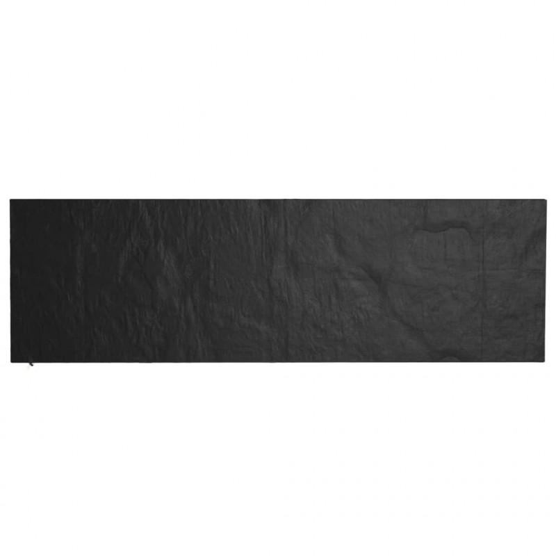 Pokrowce na ławki ogrodowe, 2 szt, 12 oczek, 210x70x70/88cm, PE