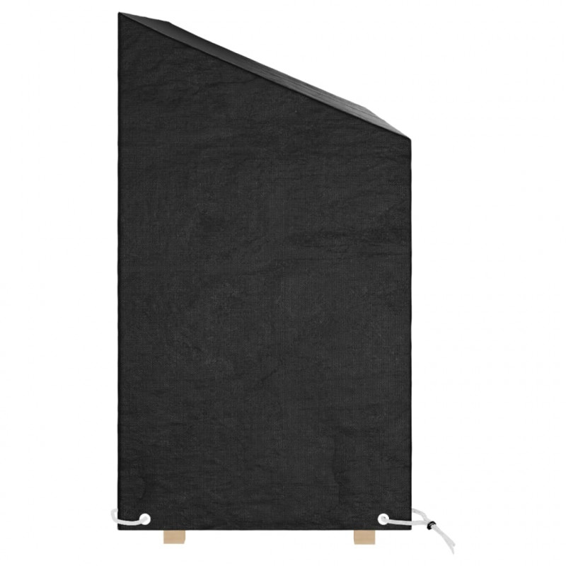 Pokrowce na ławki ogrodowe, 2 szt, 8 oczek, 160x70x70/88 cm, PE