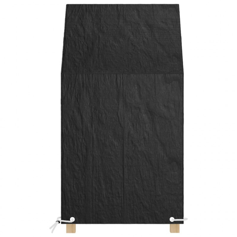 Pokrowce na krzesła ogrodowe, 2 szt., 8 oczek, 65x65x80/120 cm